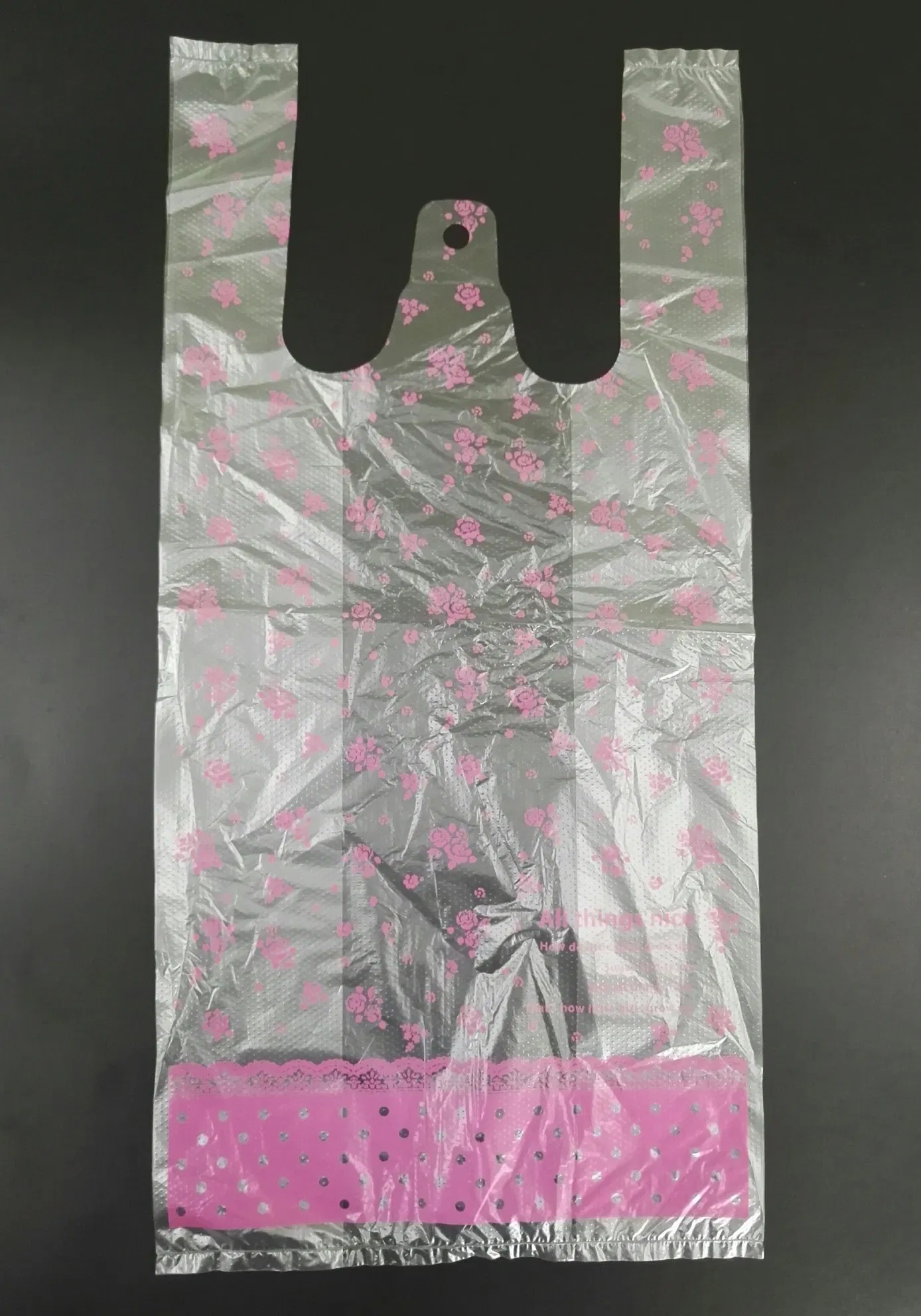 Household Black Can Liners Trash Garbage T-Shirt Roll Grocery Bags