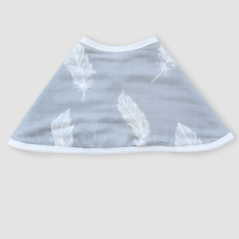 Newborn Gift Infant Toddler Feeding Apron Burp Cloths Saliva Towel Drool Bandana Cotton Ruffle Muslin Baby Bibs