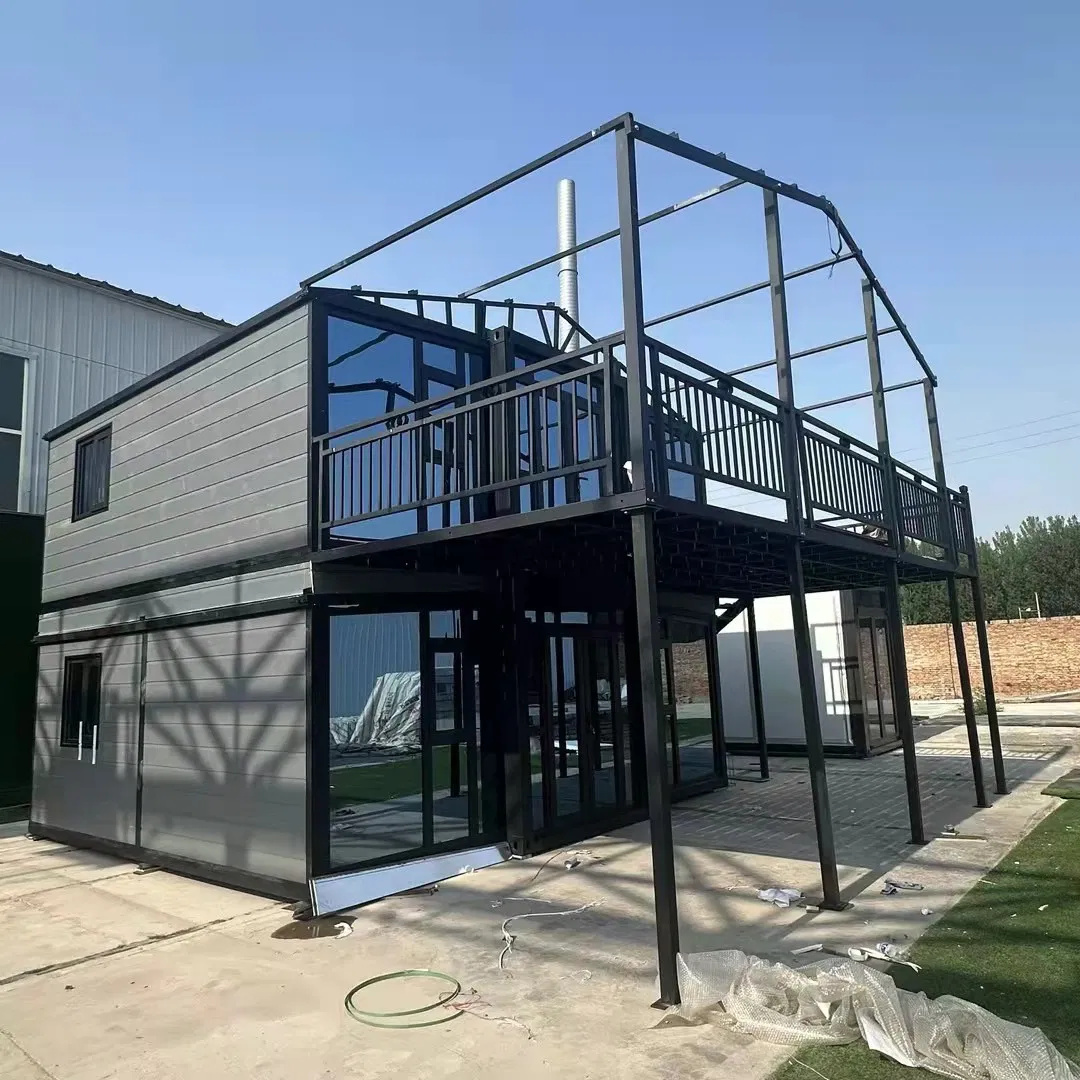 CE ISO Approved Hot Sale Prefabricated House Double Layer Quickly Assemble Foldable Expandable Container House