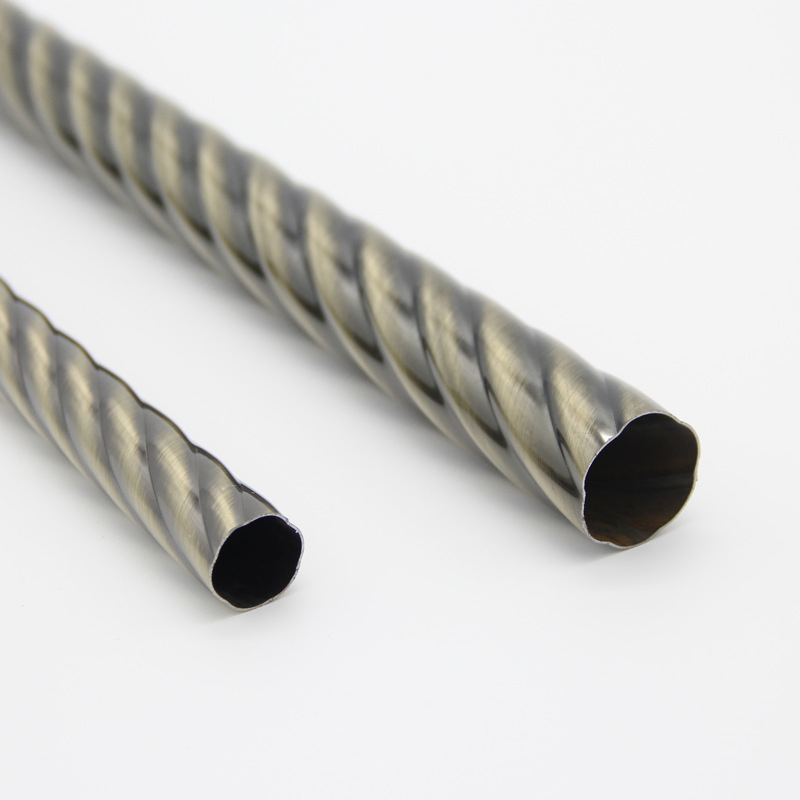 Curtain Accessory 16-19mm25-29mm Torsion Telescopic Hardware Wrought Iron Curtain Rod