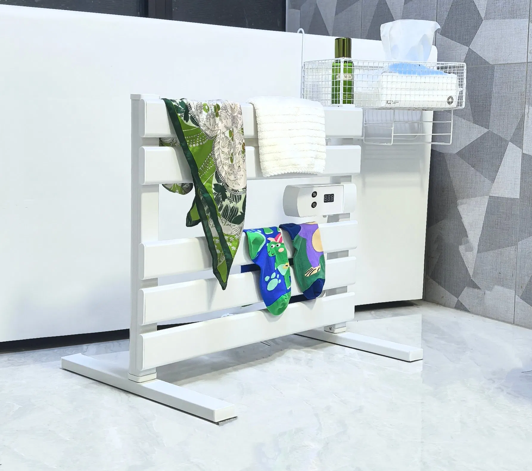 Mini Heater Fashion Model Sock Heater with Timer Towel Rack Heater