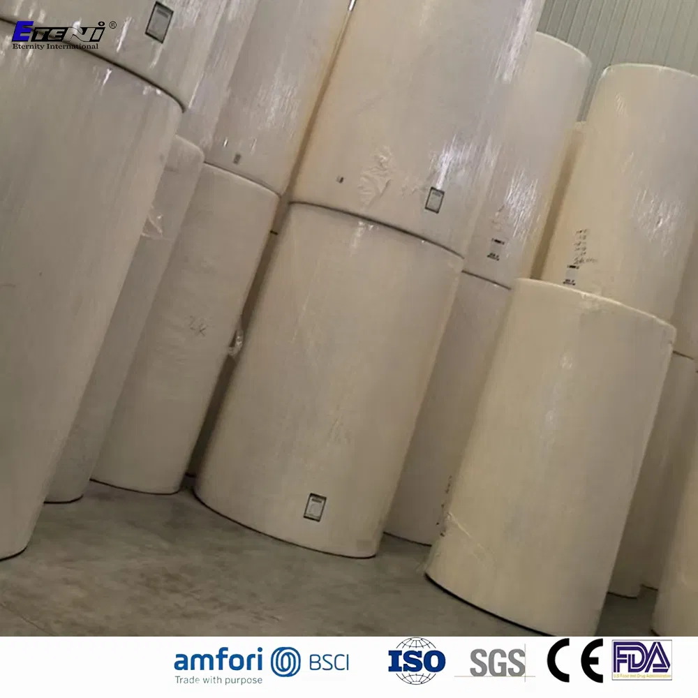 White Virgin Pulp Jumbo Roll Raw Materials for Converting and Making Napkin, Toilet, Facial Tissue and Paper Towel