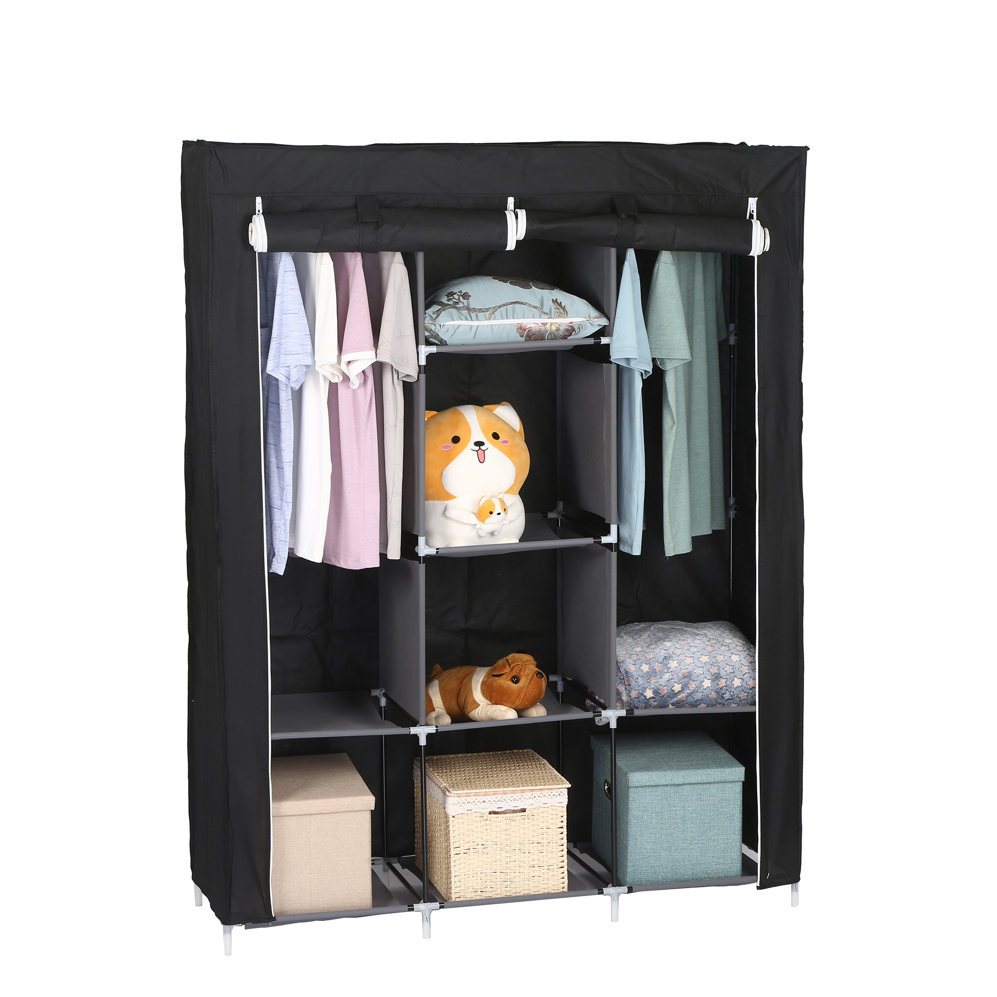 Вешалка для одежды металлическая складная для отелей