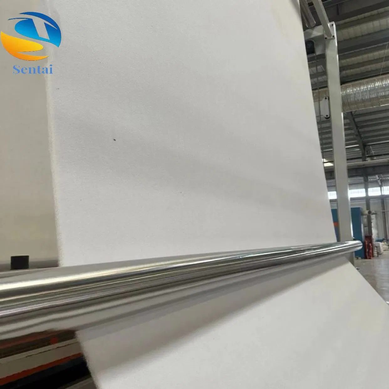 White Polyester/Polypropylene Short Fiber Needle Punched Geotextile Reinforced Geotextile for Aircraft Runway Foundation