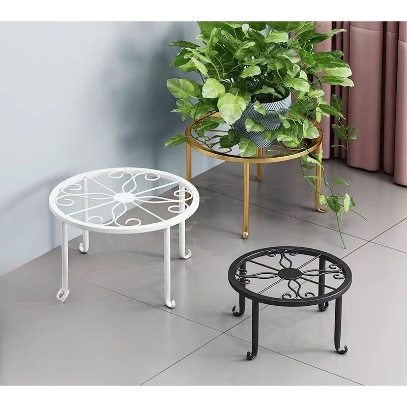 Wholesale Metal Stable High-Strength Space-Saving Practical Home Decorative Garden Pot Trays