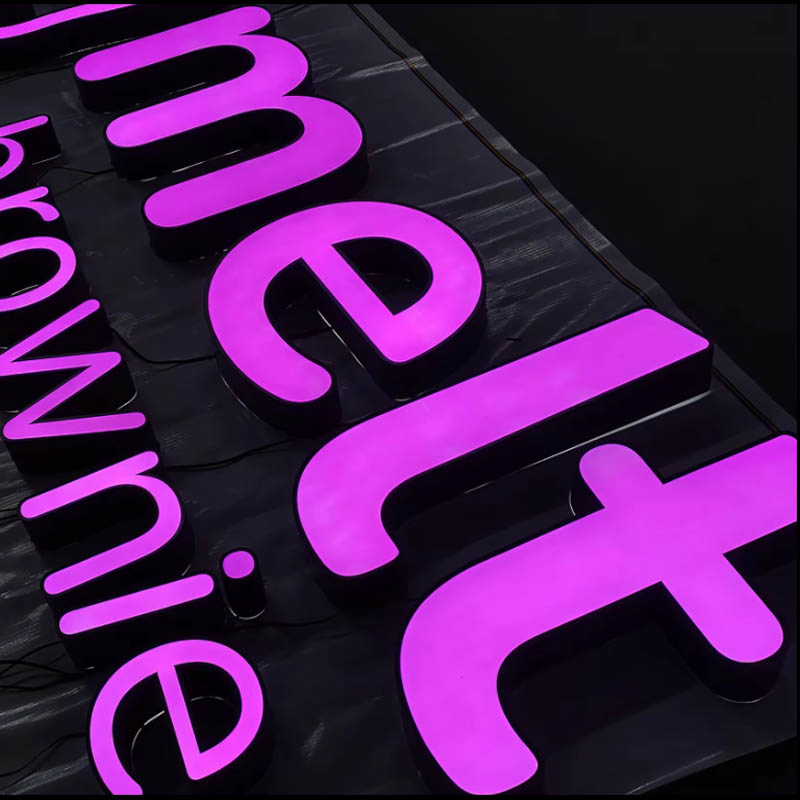 LED 3D Sign for Company Brand Logo Outdoor Store Sign Custom Commercial Signs