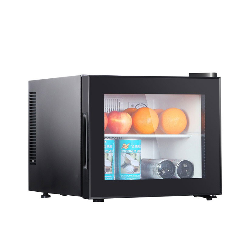 Energy-Saving Mini Bar Refrigerator Compact Cooler. Stylish Mini Bar Fridge with LED Light Feature