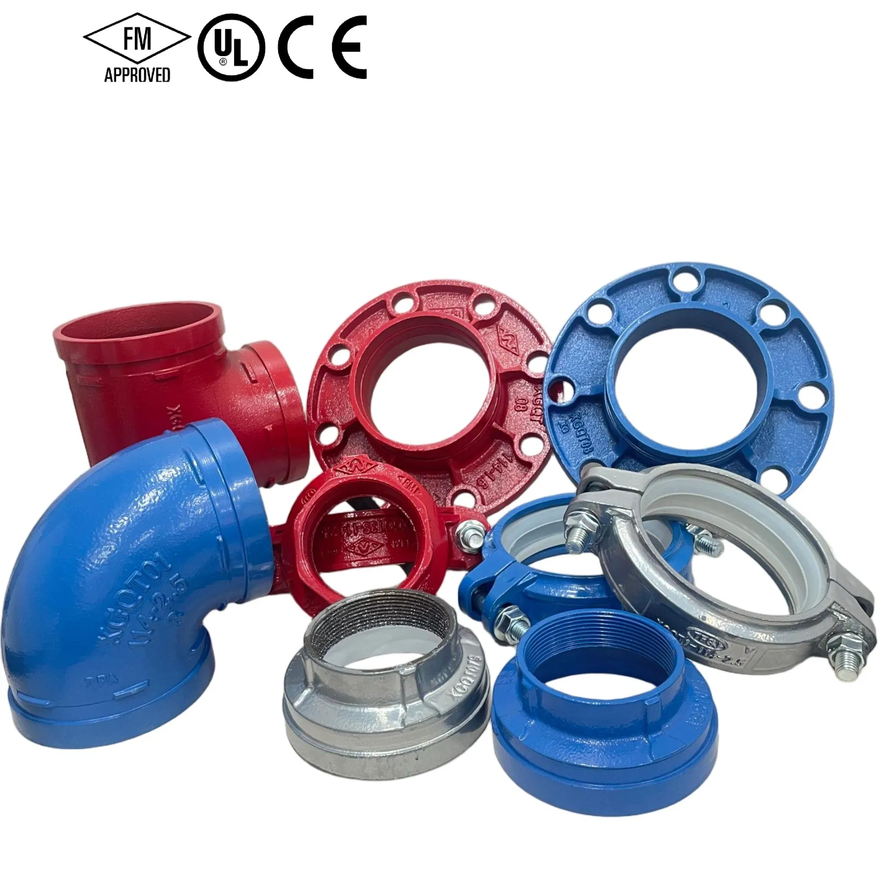 Made in China Price FM\UL Fire Fighting Equipment Coupling\Tee\Elbow Grooved Pipe Fittings