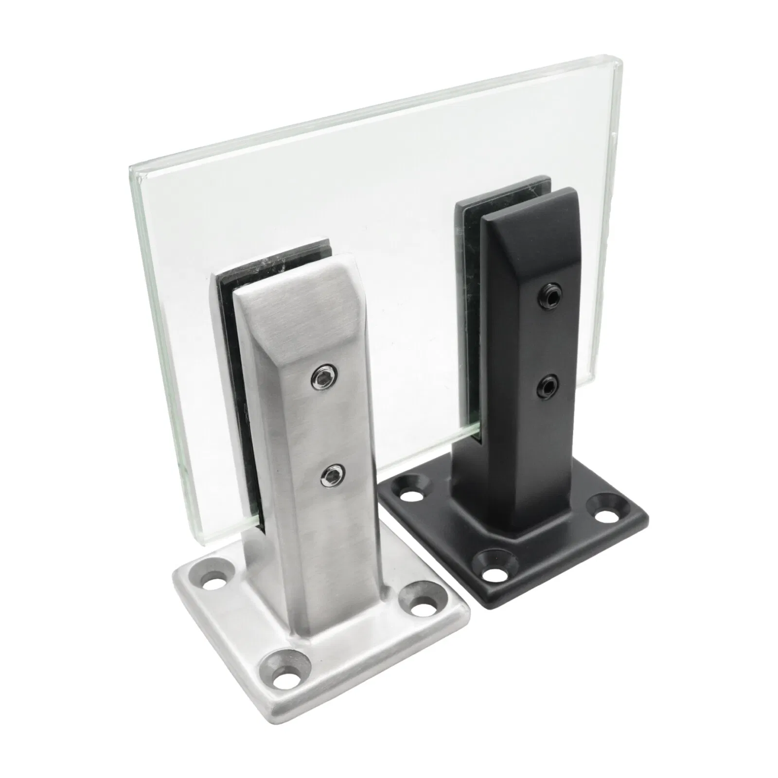 Satin Polish Big Opening 17mm Duplex 2205 Stainless Steel Square Glass Pool Fence Spigot