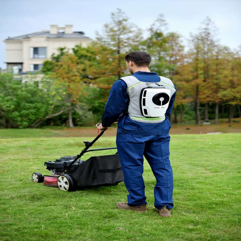 Hot Weather Cooling Wearable and Mobile Air Conditioner with Battery 8h Using