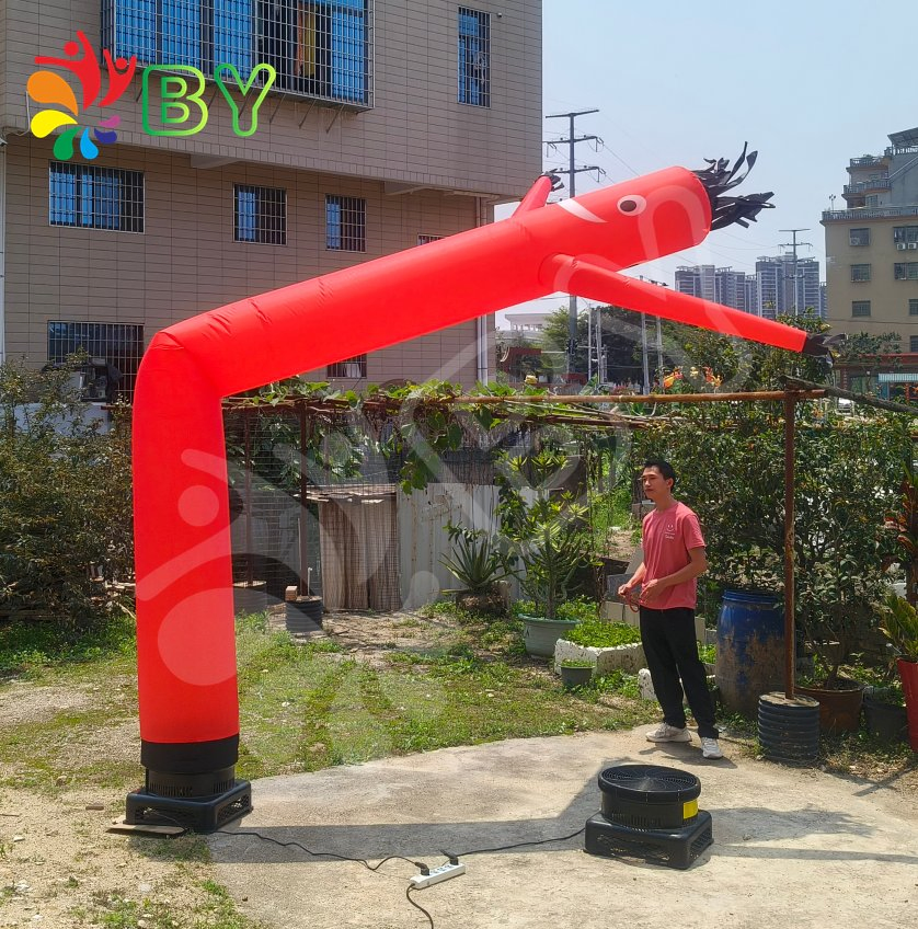 Factory Customized 10FT 20FT Inflatable Tube Man Giant Waving Arm Fly Guy Wavy Puppet Air Dancer