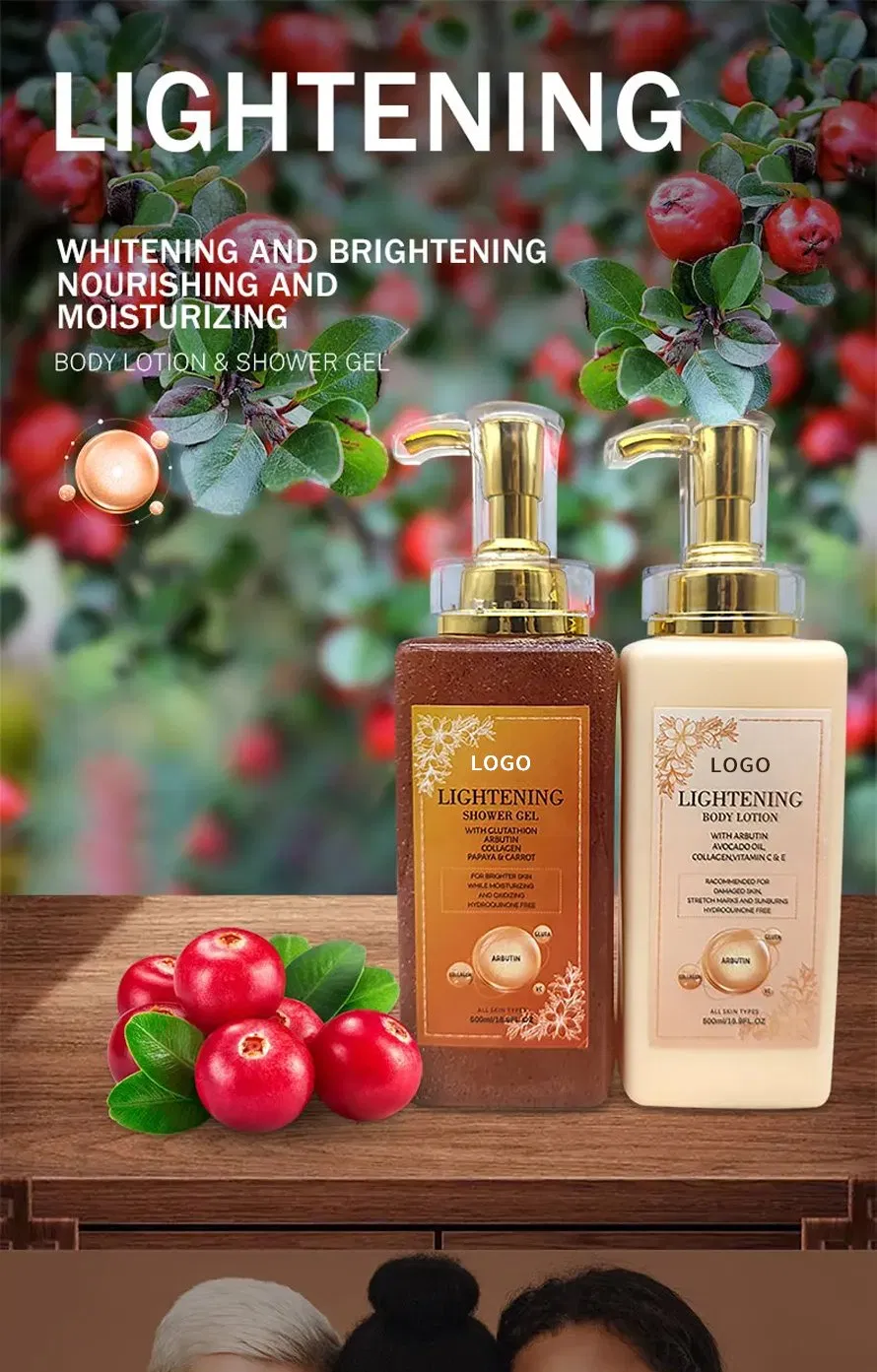 Ditong Whitening Refreshing and Moisturizing Organic Shower Gel