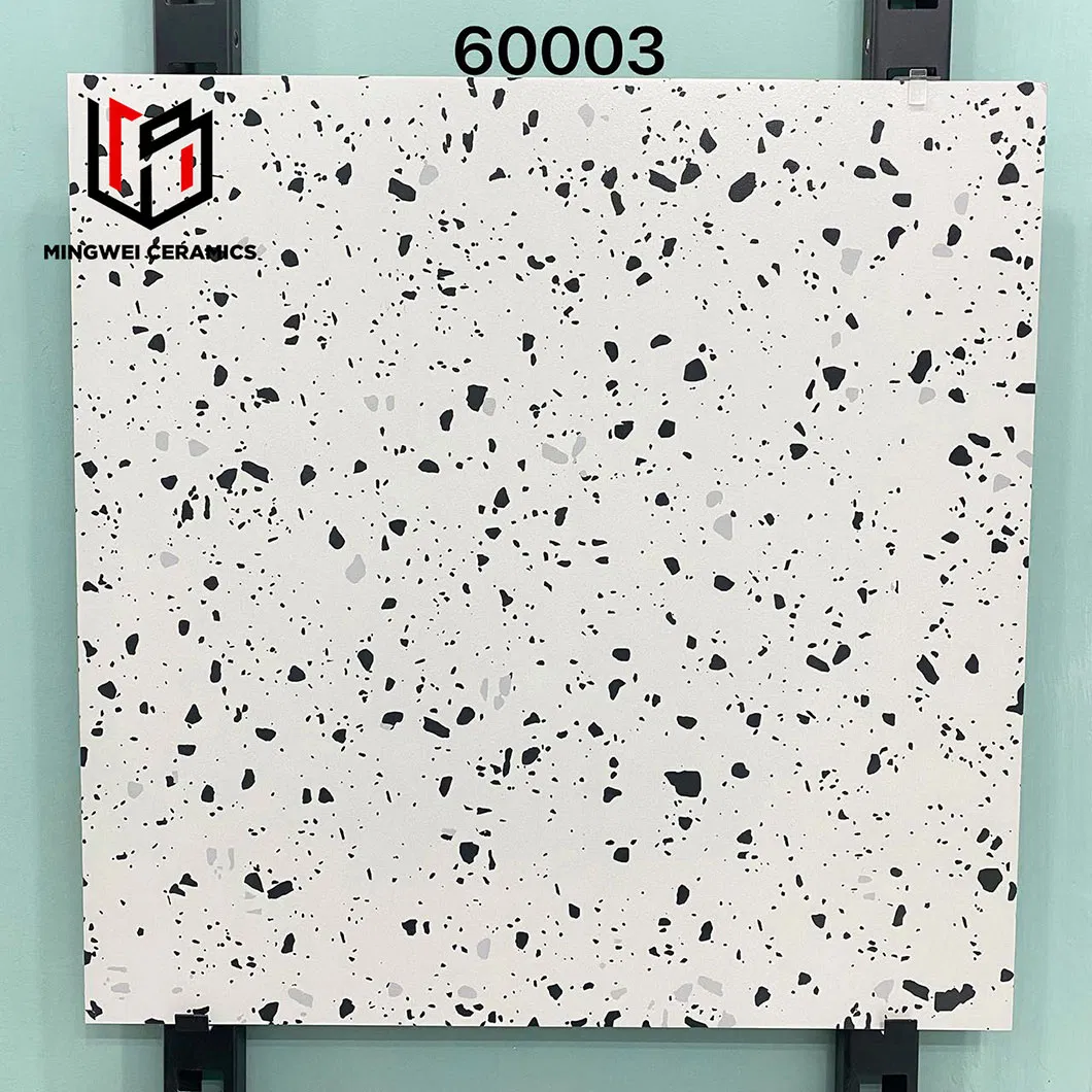 Non-Slip 600X600 Matte Terrazzo Tiles for Bathroom Toilet Washroom Flooring