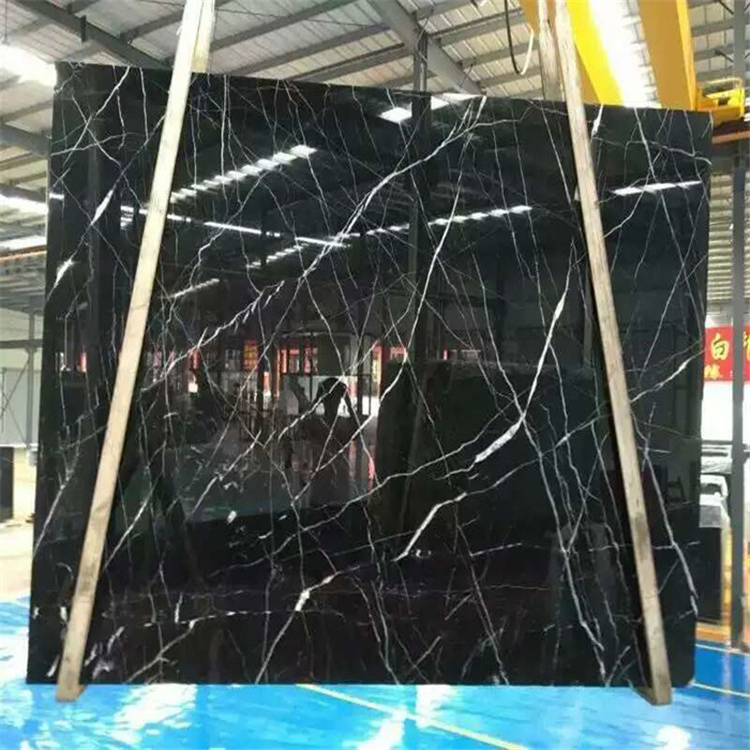 Black Nero Marquina Marble Slabs for Countertop / Vanity Top