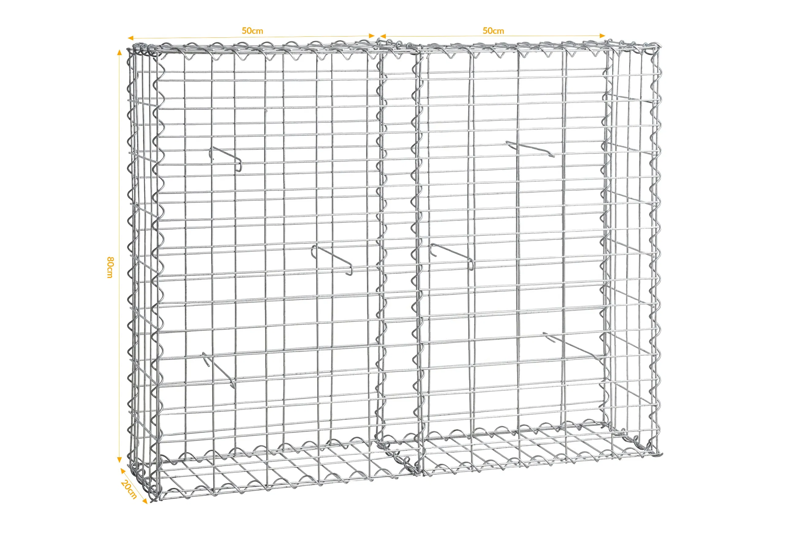 Heavy Gauge Galvanized Welded Gabion for Outdoor Landscape Lawn, Patio