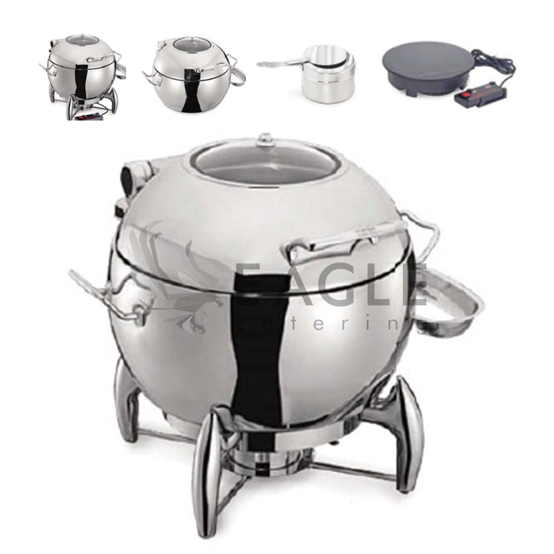 High Quality Stainless Steel Round Chafing Dish Buffet Pot