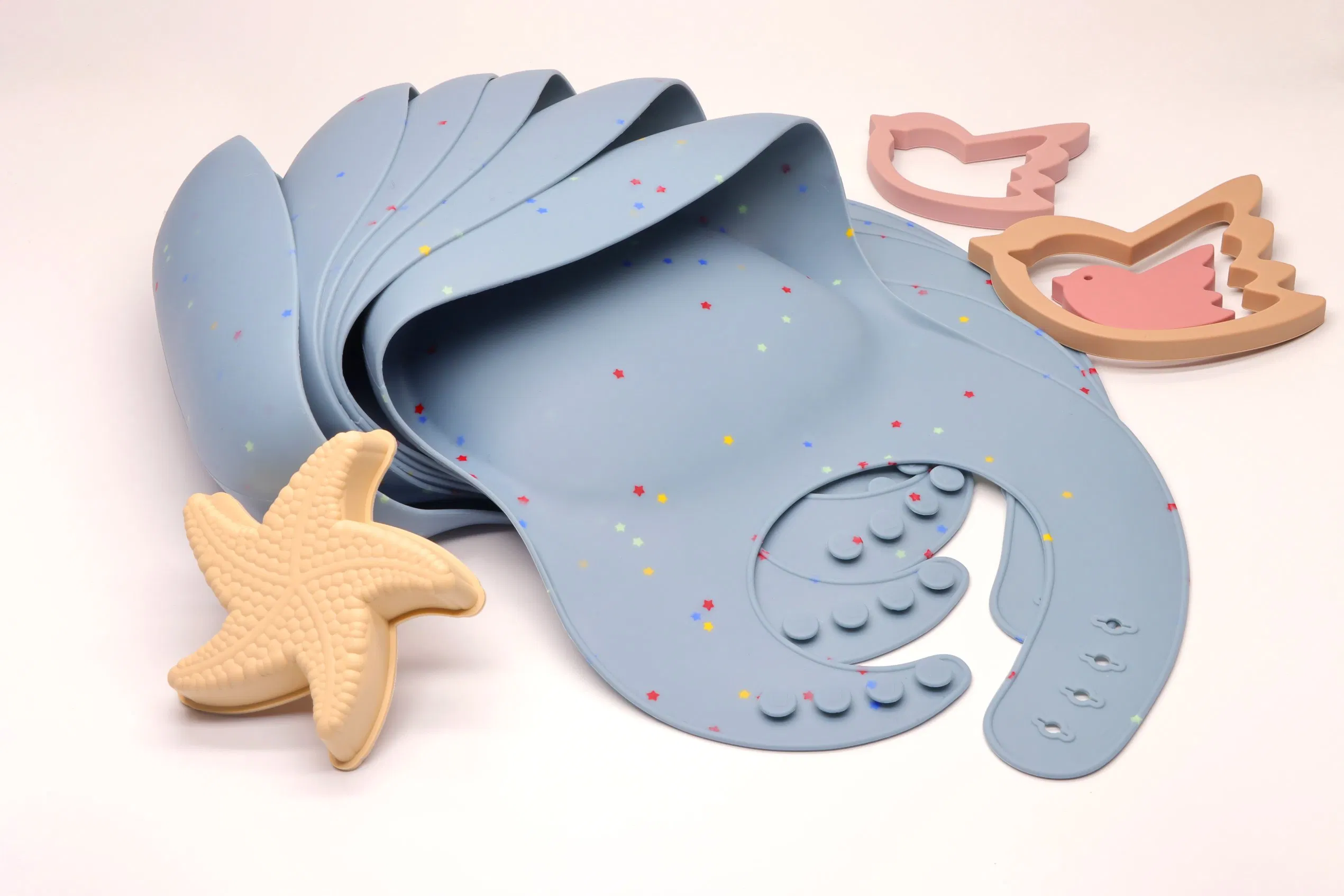 Silicone Manufacturer Bib for Feeding Eating Weaning