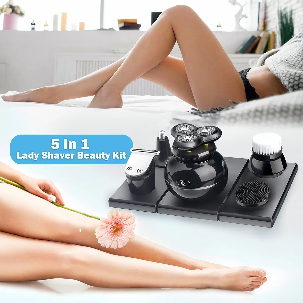 5 in 1 Multifunction Shaver Electric Razor Rechargeable Grooming Kit