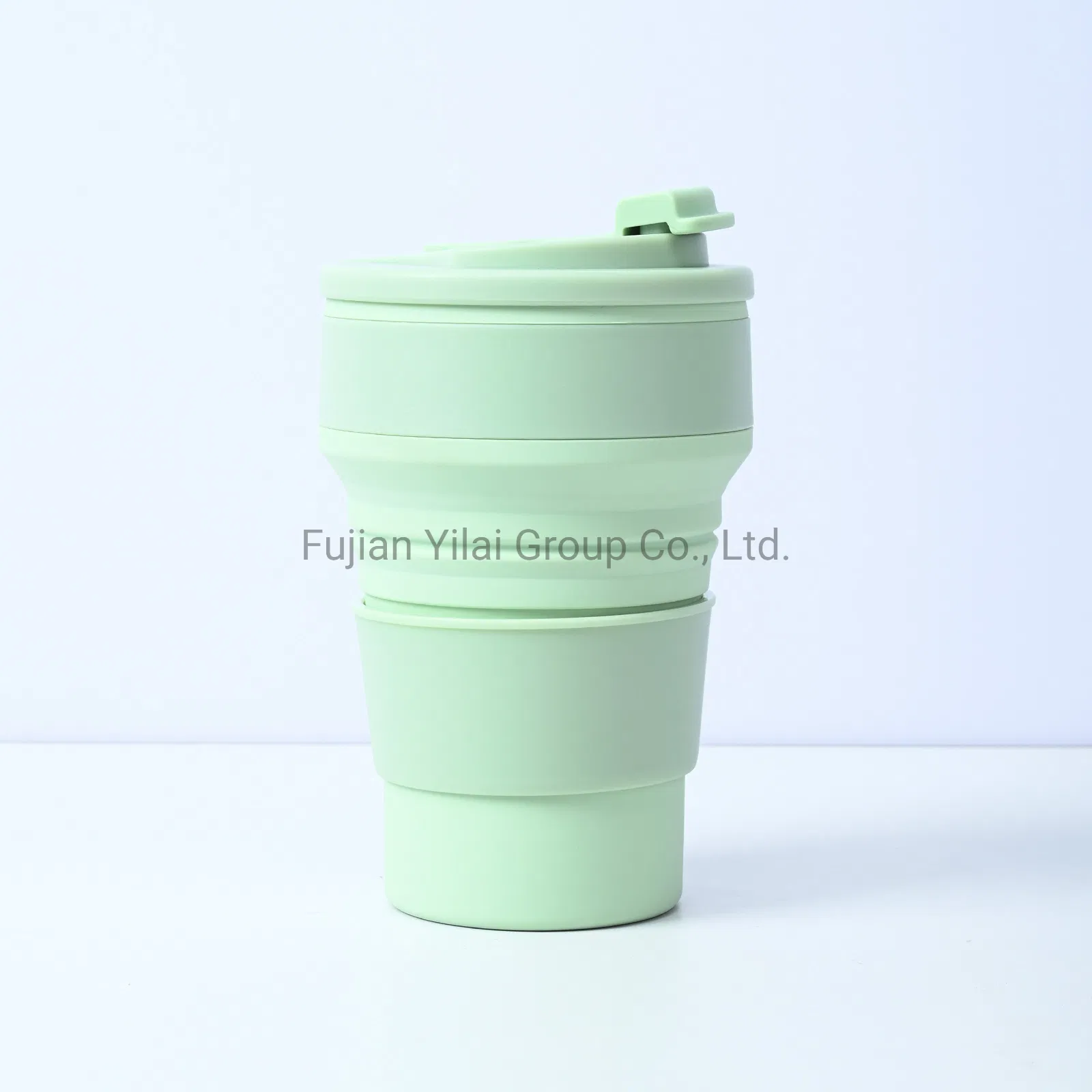 Складная силиконовая дорожная кружка 14oz