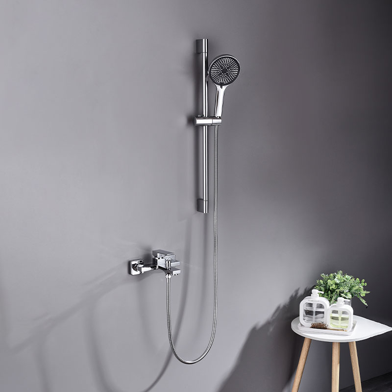 Bathroom Appliances Simple Shower Head Square Bathtub Faucet for Different Shower Heights