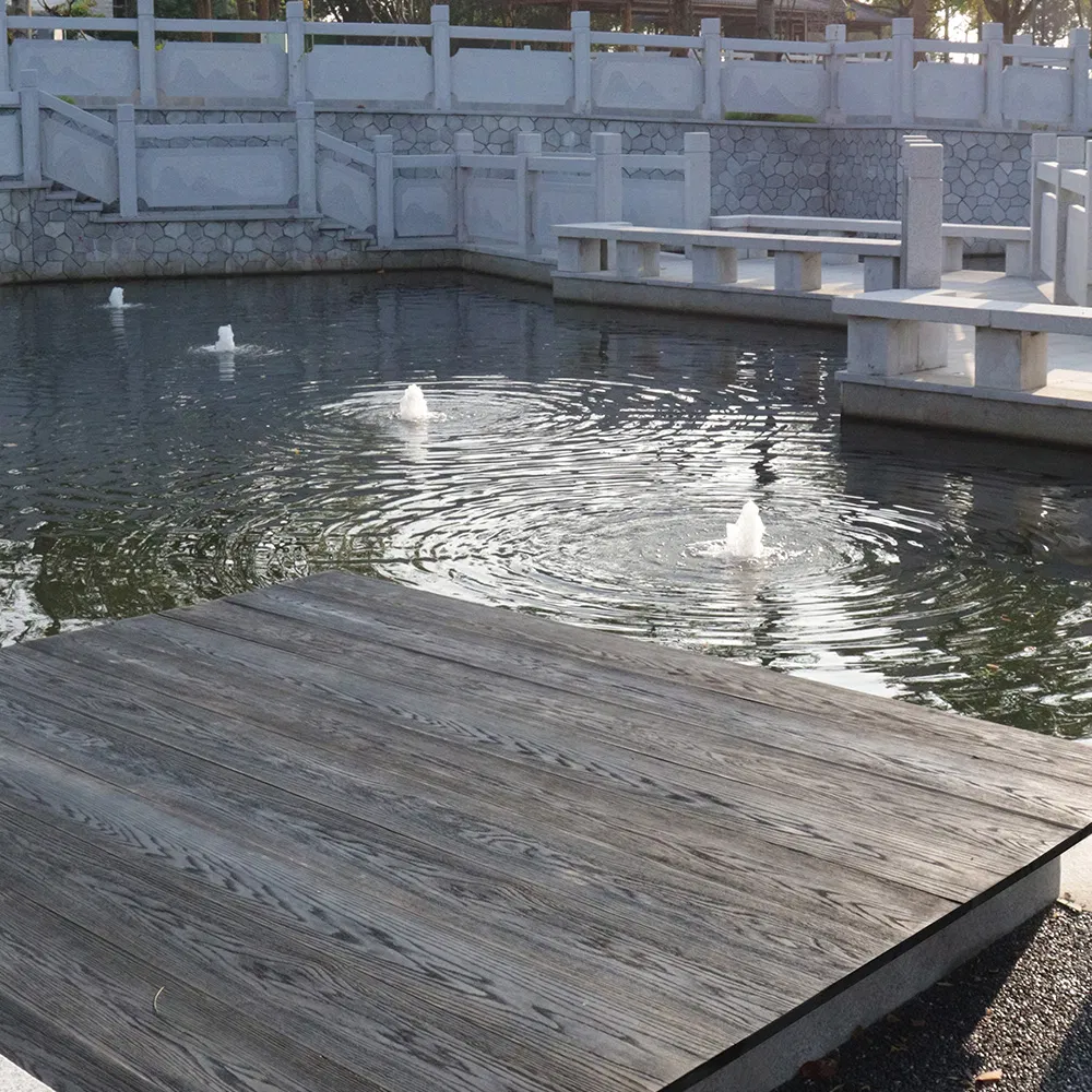 E0 Bammax Pallets 200X25mm Outdoor Composite Deck Polyurethane PU Decking