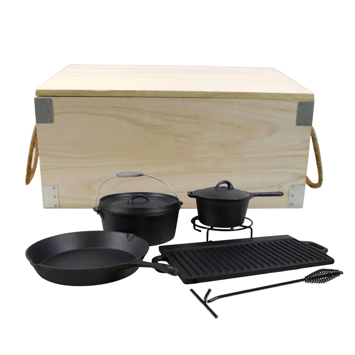 Чугунный набор для готовки на природе Cookwin