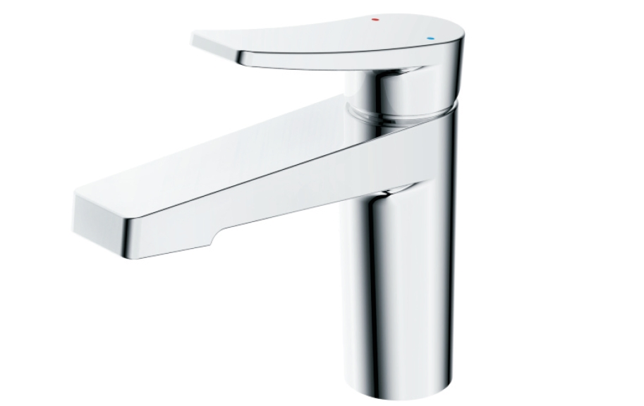 Brass Sink Faucet Polished Chrome European Style Single Handle One Hole Kitchen Mixer