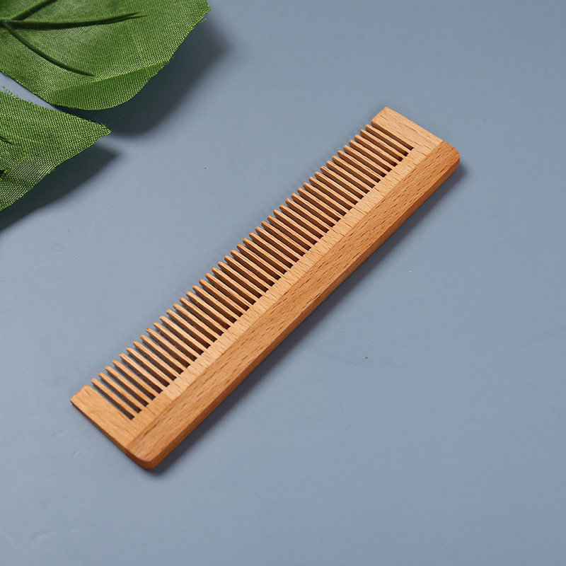 Bamboo Wooden Comb in Kraft Box with Hotel Amenities for Guest Room