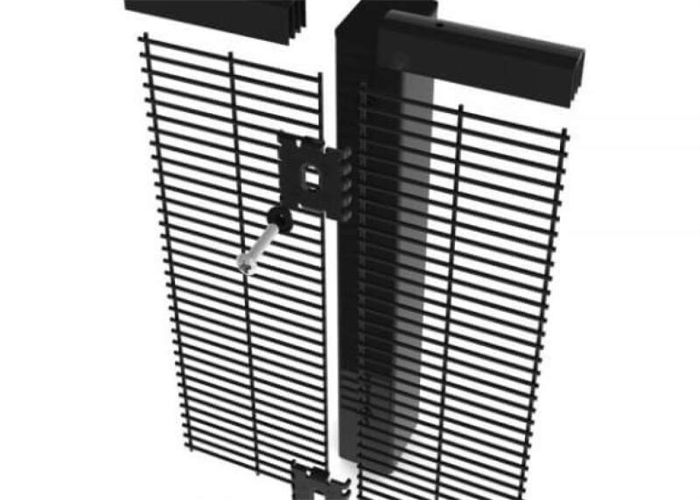 358 High Security Anti Climb Fence Welded Wire Mesh Steel Fence Panel