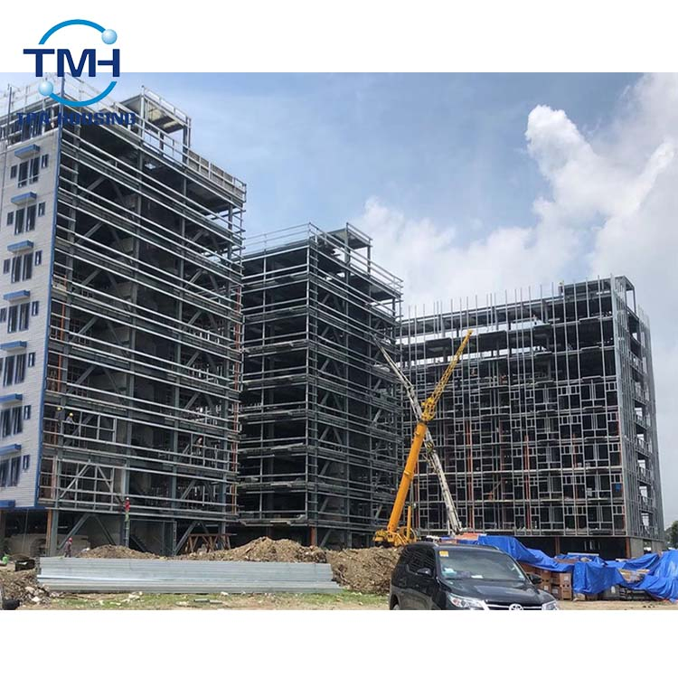 Luxury Steel Fabrication Light Steel Structure Apartment Modular Design Prefabricated House Building