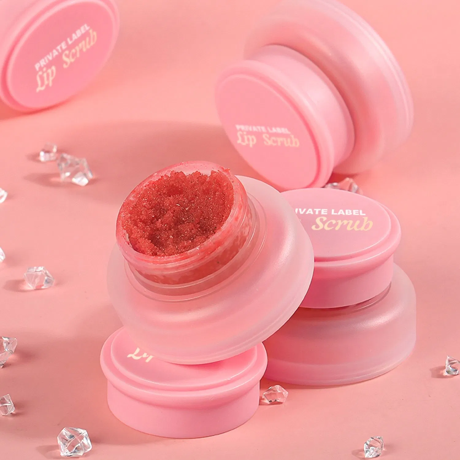 Whole Sale Custom Exfoliated Lip Scrub OEM Vegan Cruelty Free Lipscrub
