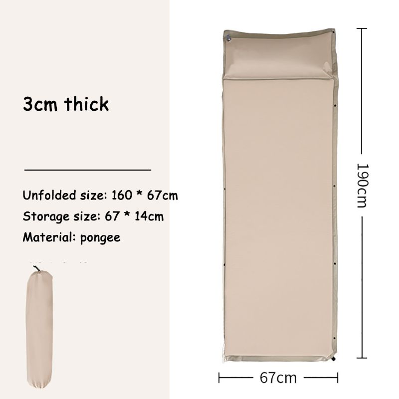 Ultralight Hiking Compact Inflatable Comfortable Outdoor Air Mattress for Camping Backpacking