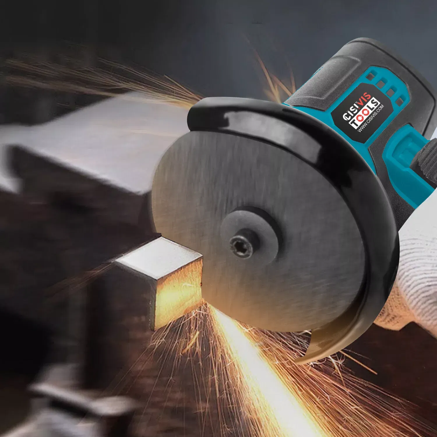 Аккумуляторная угловая шлифмашина с бесщеточным мотором