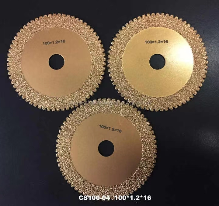 Вакуумно-паяный отрезной диск по металлу