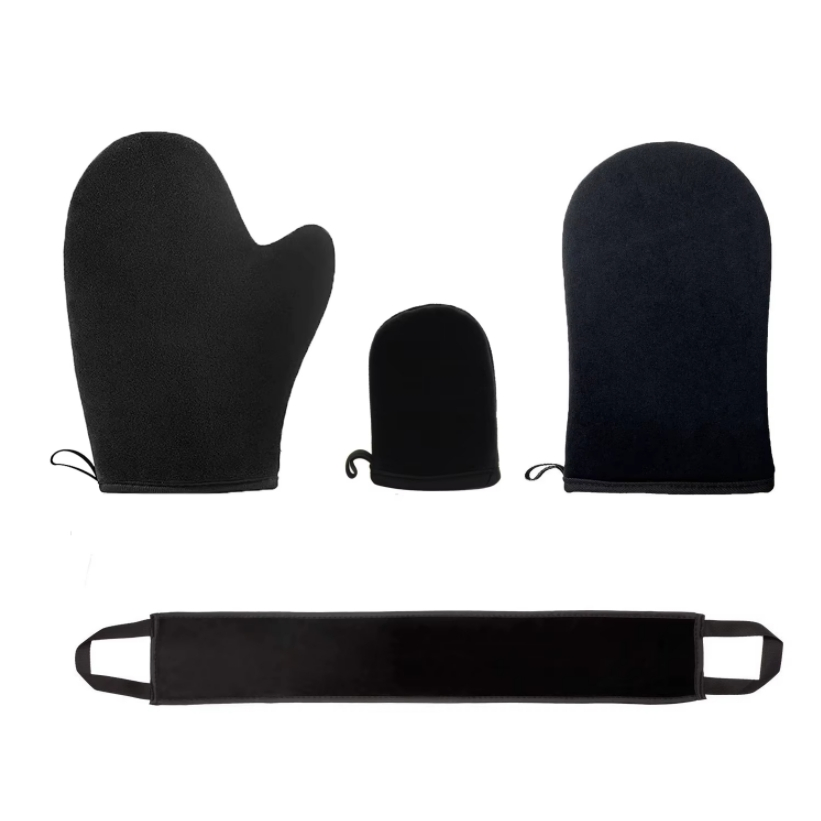 Peeling Shower Scrub 100% Viscose Fiber Black Turkish Exfoliating Glove