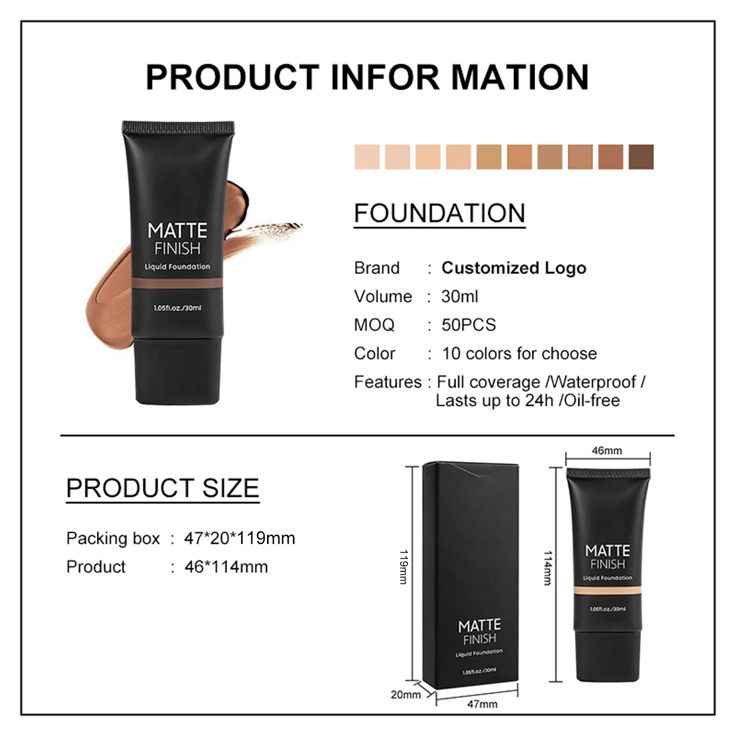 Szvilimz Private Label Lady's Face Beauty Cosmetics