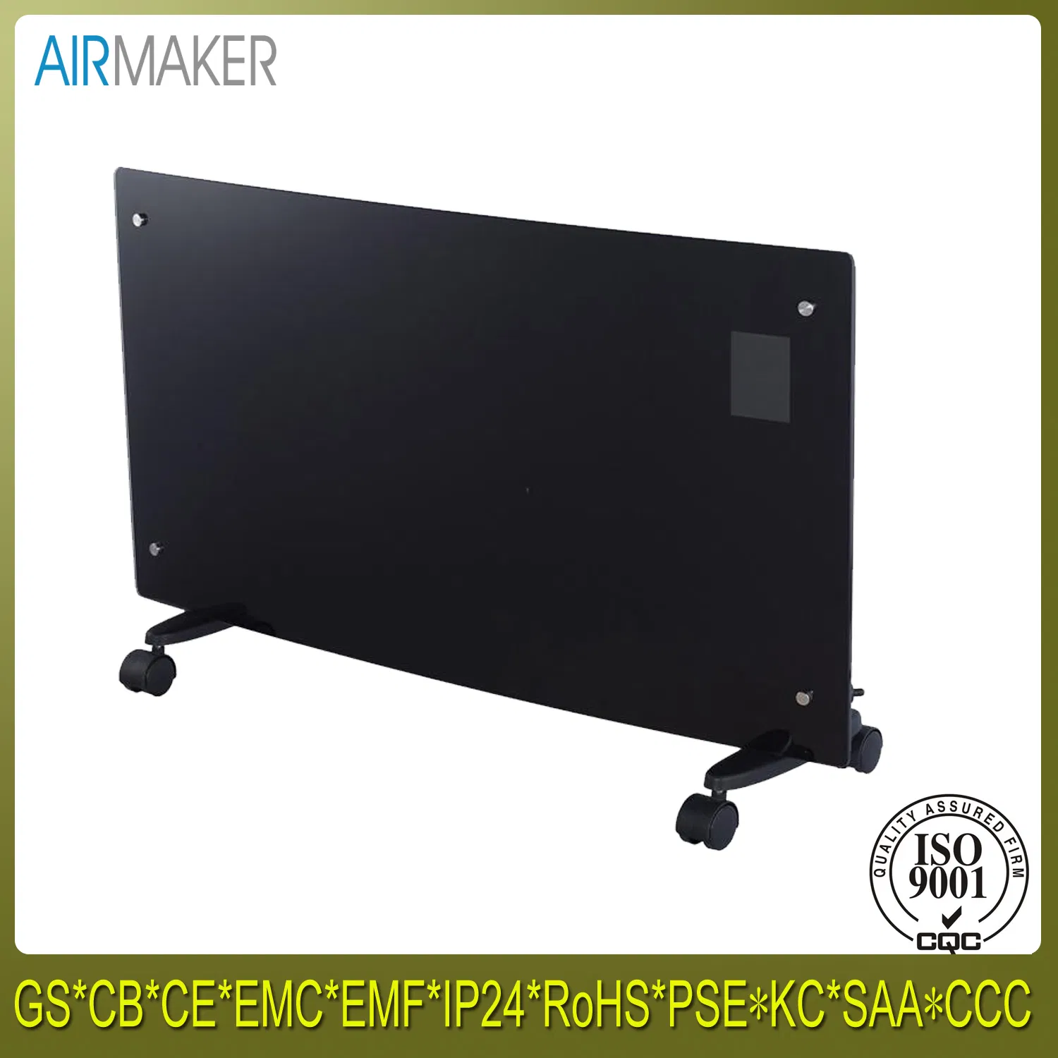 Tempering Glass Panel Indoor Natural Gas Heater