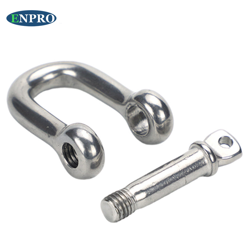 High Quality Rigging Hardware Stainless Steel European Style Dee Shackle