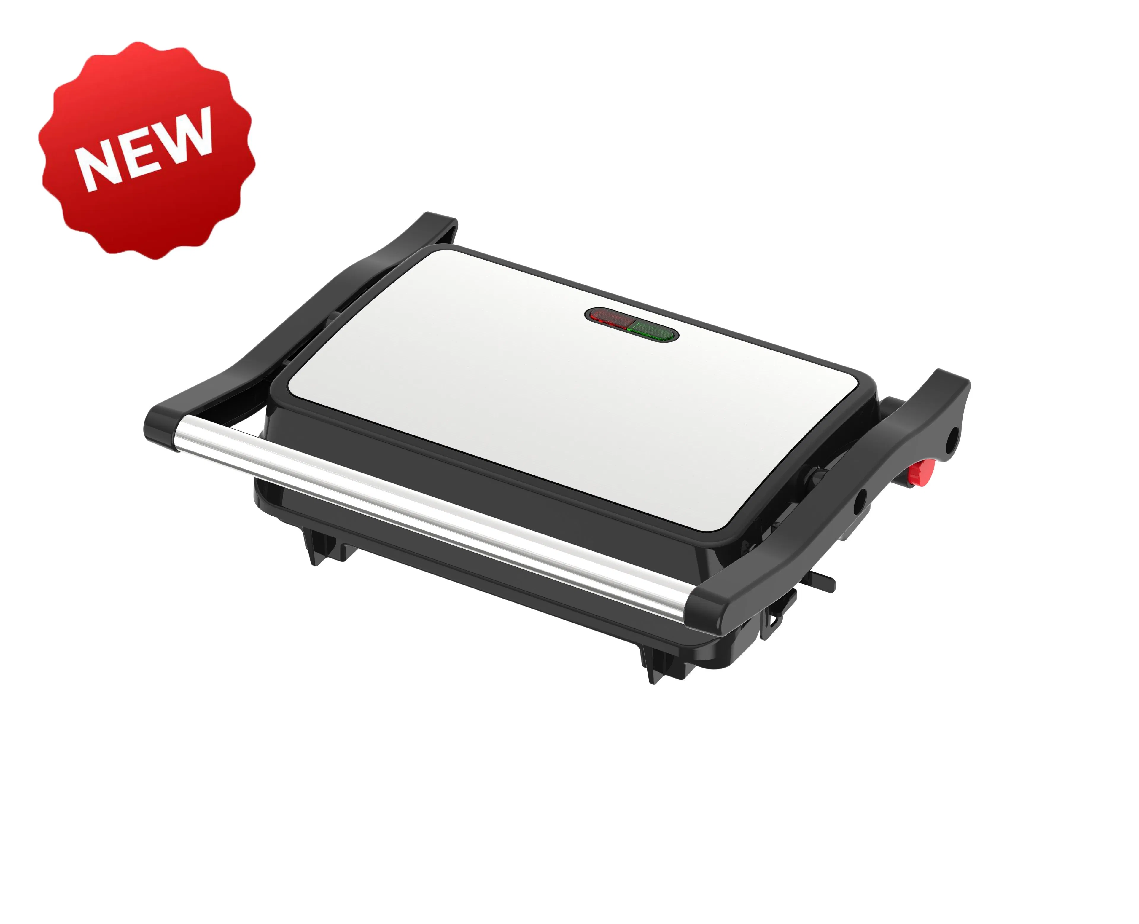 Stainless Steel 2 Slice Mini Panini Maker for Delicious Sandwiches with Adjustable Temperature