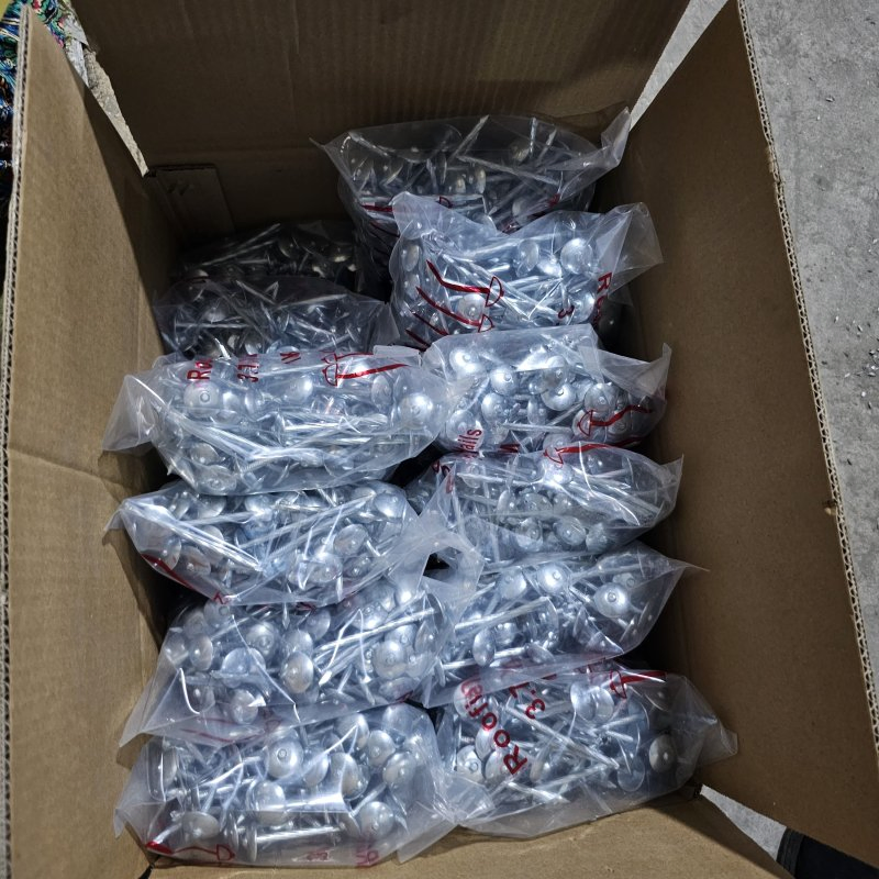 Twisted Shank Galvanized Iron Umbrella Head Roofing Nails