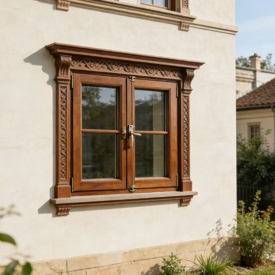 Soundproof Moisture-Proof Solid Wood Composite Casement Window