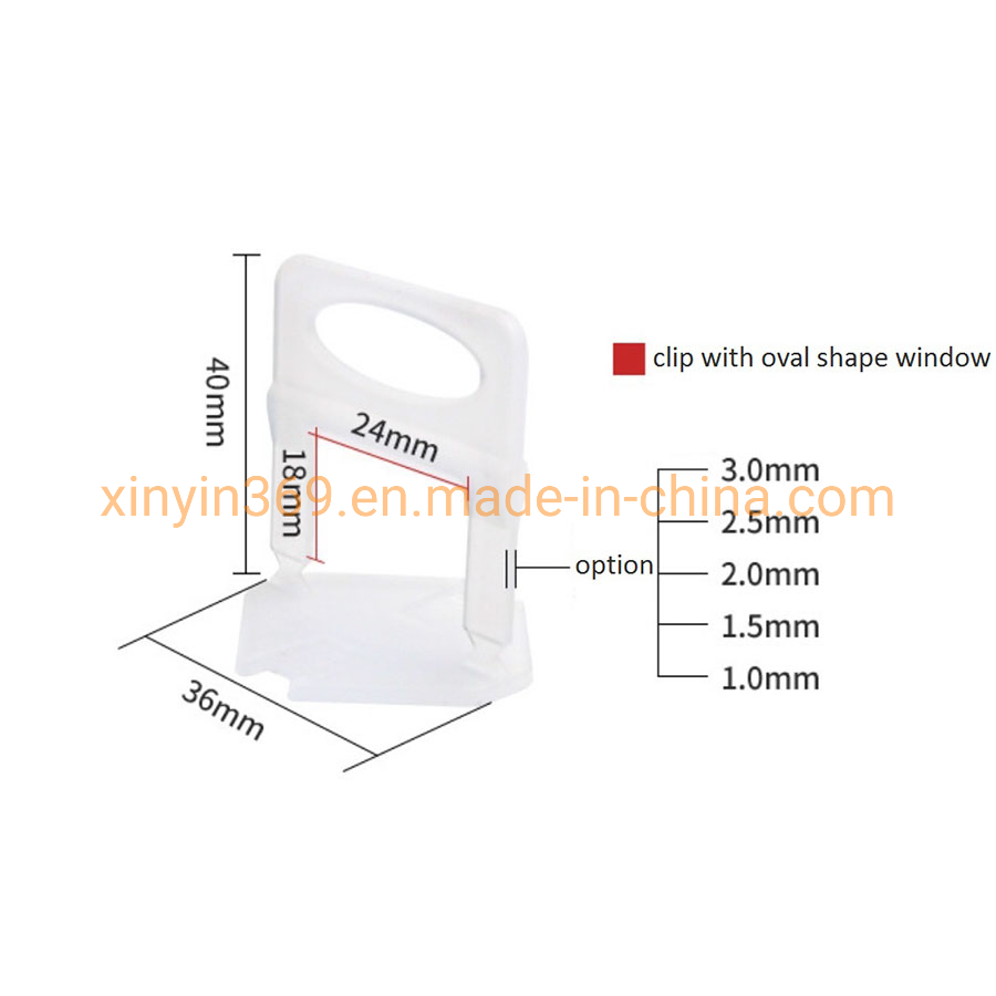 Tile Clip Leveling System 2.0mm Wedges Tile Leveling Cap Spacer Tile Leveling Tools
