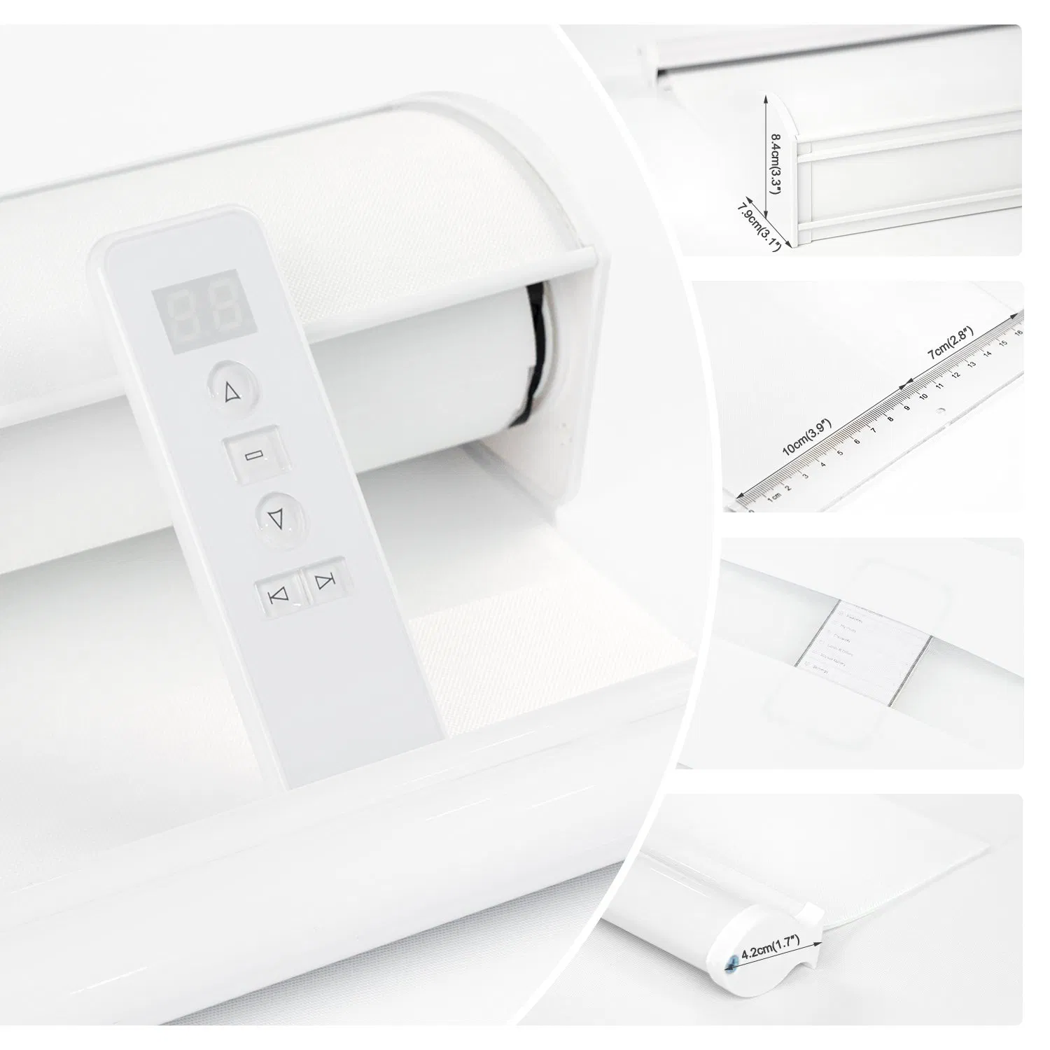 White Motorized Zebra Blinds Living Room Blackout Double Roller Shade Curtain Blinds for Window Zebra Blinds