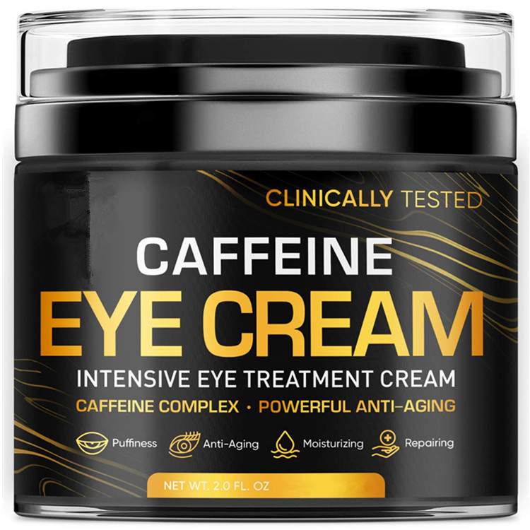 Factory Custom Caffeine Eye Cream for Anti Aging, Dark Circles, Bags