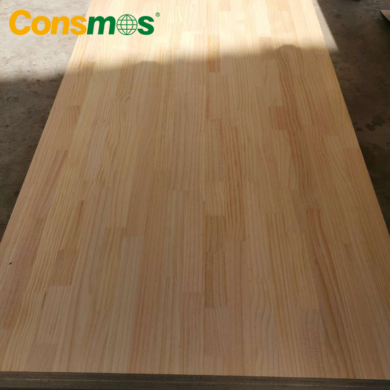 Factory Price 18mm E1 Glue Solid Pine Wood Laminated Plywood Finger Jointed Board Wood Timber for Furniture