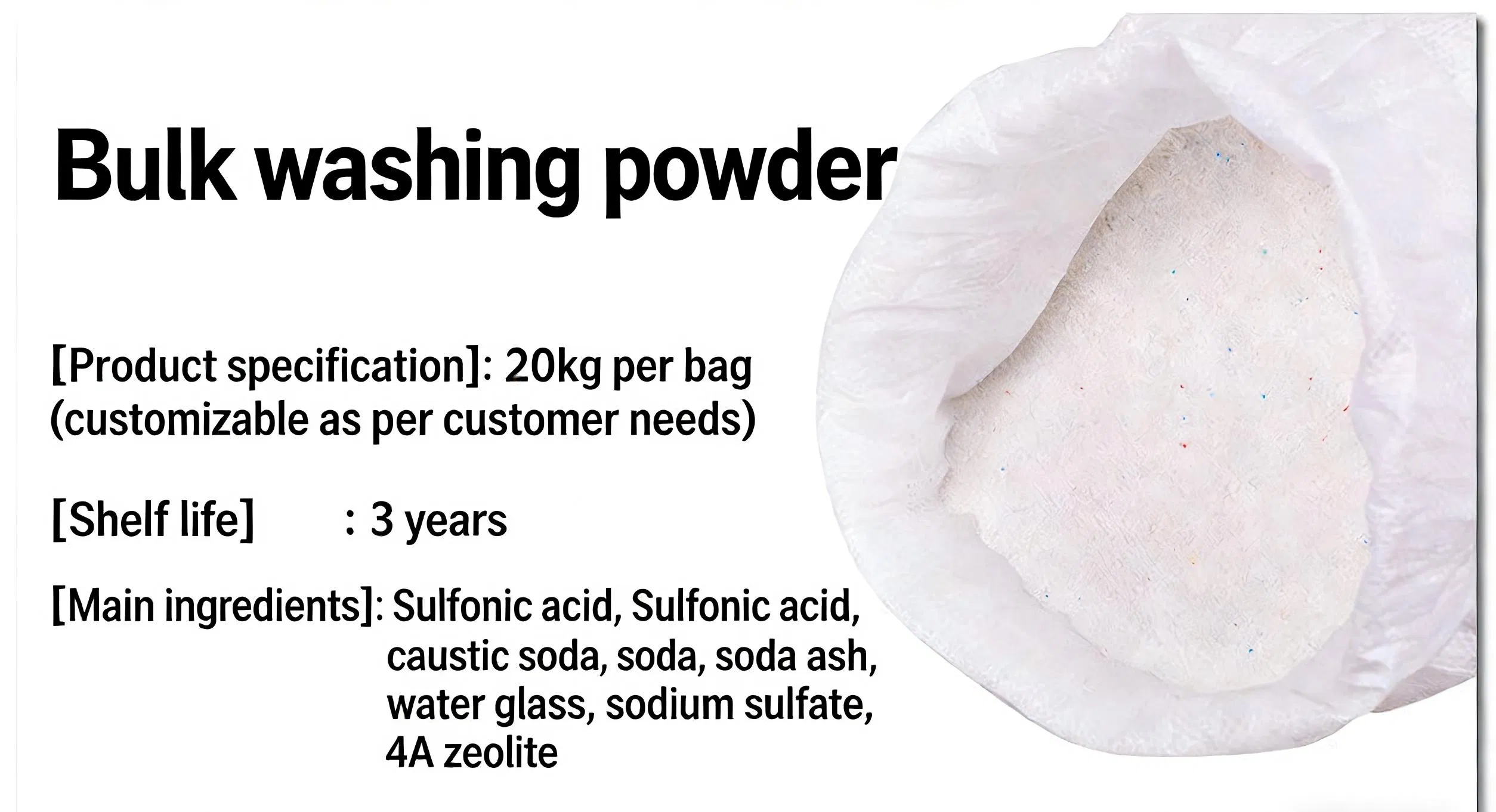 Laundry Powder Clean Safe and Healthy Manufacture