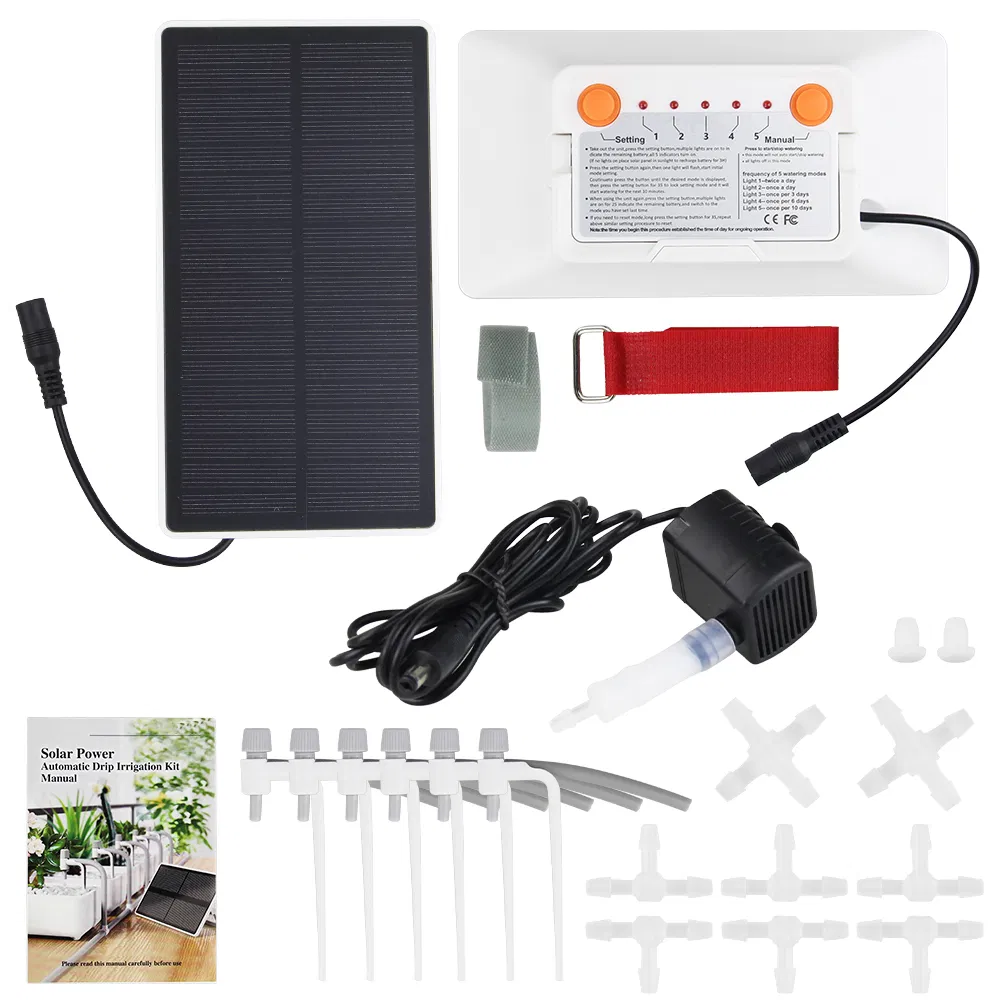Automatic Solar Drip Irrigation Controller Solar Water Timer for Plants Watering