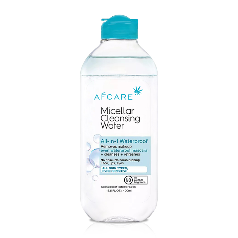 Private Label Facial and Eye & Lip Herbal Micellar Water Makeup Remover