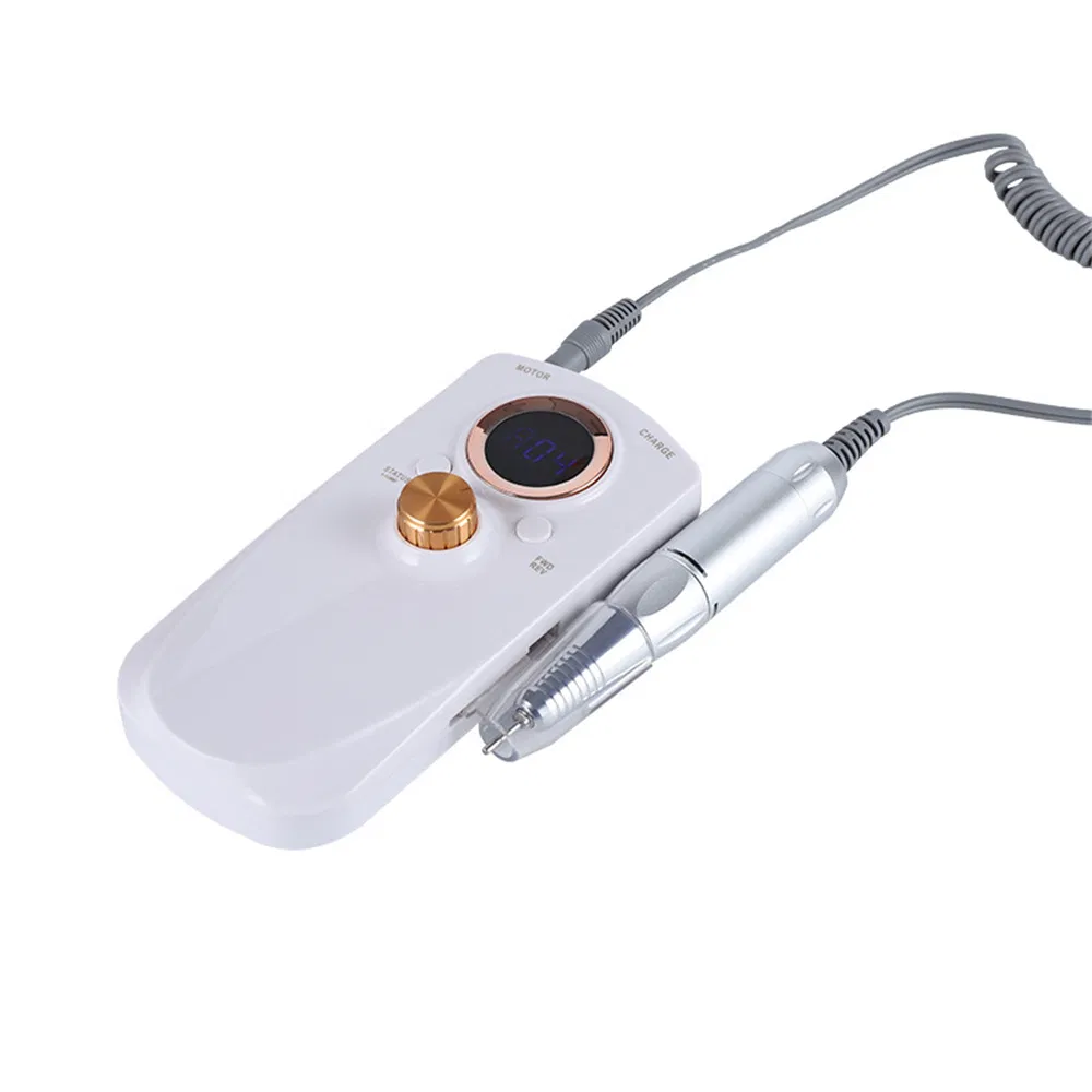 New Professional Rechargeable 350000rpm Electric Nail Drill Machine Sg702 Portable Nail Polishing Machine Cordless Nail Drills