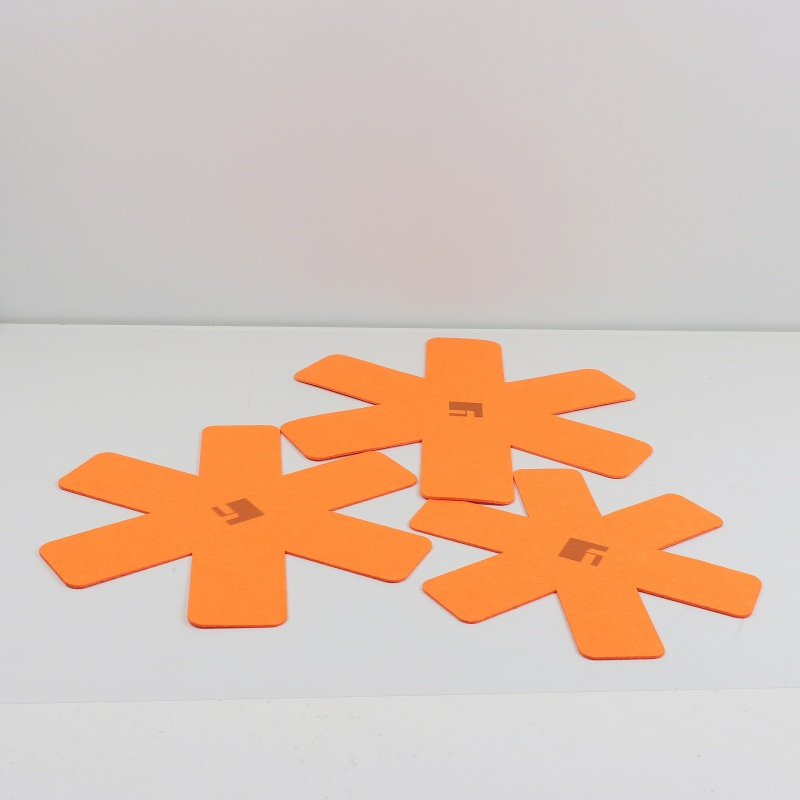 Felt Pot and Pan Protectors Cookware Protector Set Prevent Scratching Separate Pad Set of 12 and 3 Different Sizes